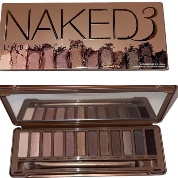 LOT Urban Decay NAKED 3 Eyeshadow Palette Tarte mascara Mario Blush bronzer $250 - Picture 3 of 8